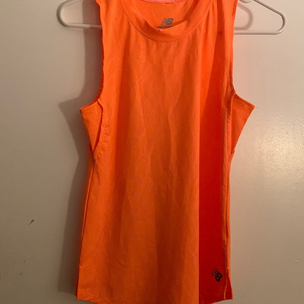 New balance, orange, tank top, small
